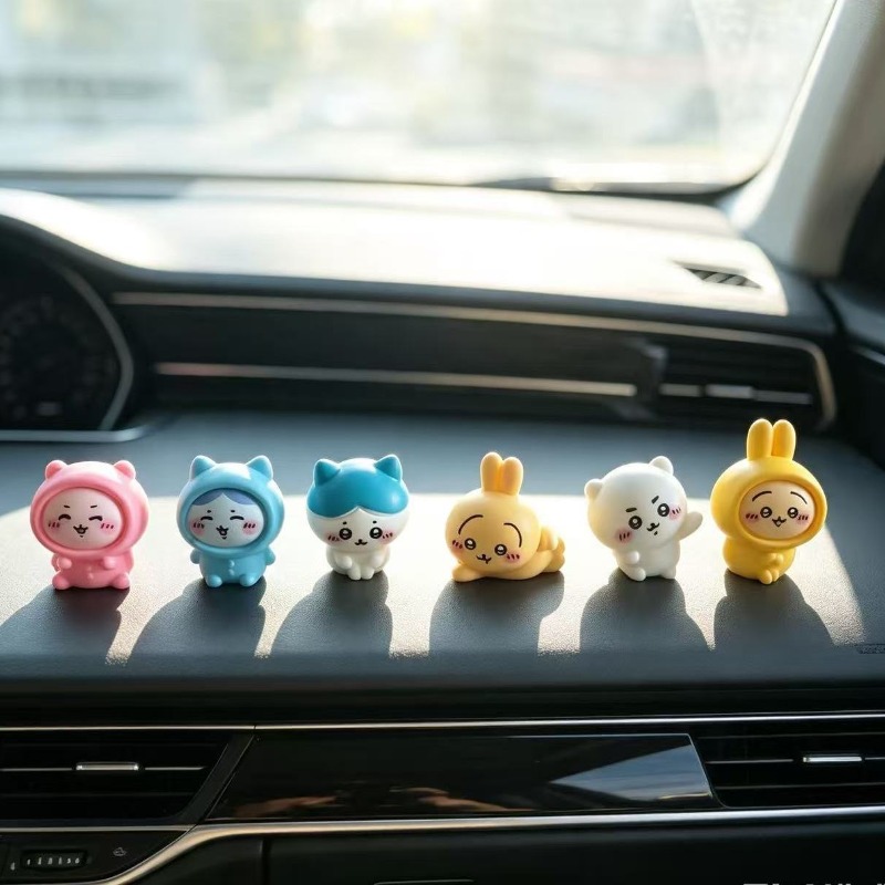 Car Accessories Japanese - Mini figurine Chiikawa, adorable décoration de