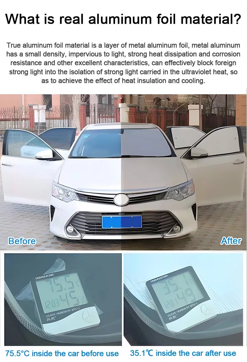 Pare-soleil pour pare-brise, c - Windshield Sun Shade avis et prix