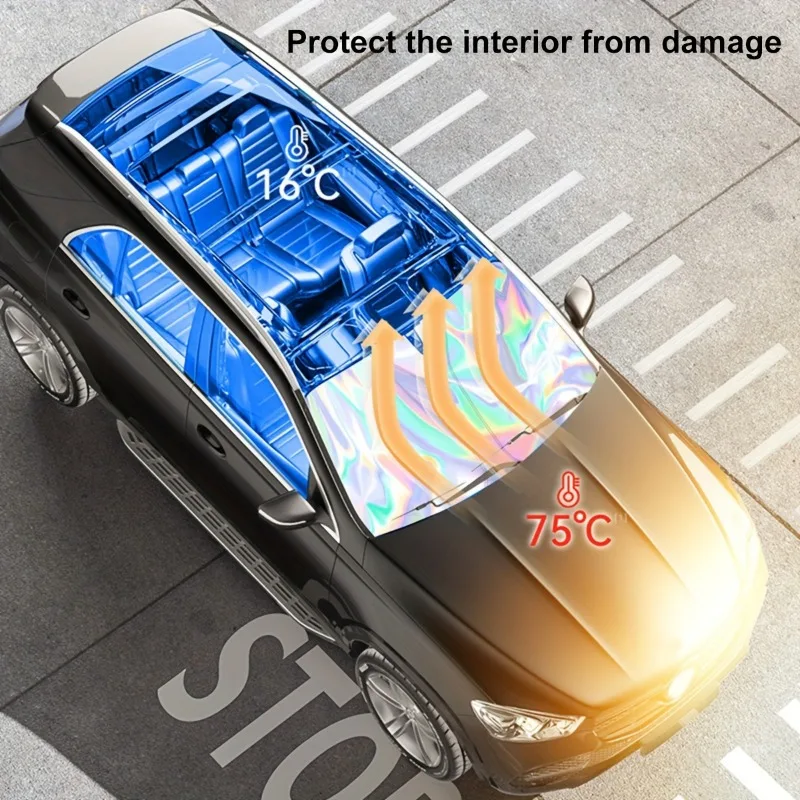 Pare-soleil de voiture 1 pièce - Windshield Sun Shade avis et prix