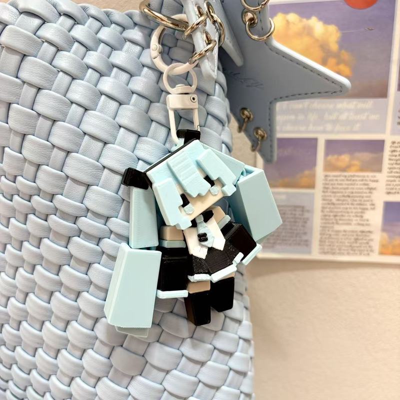 Porte-clés imprimé en 3D Hatsu - Car Accessories Japanese avis et prix